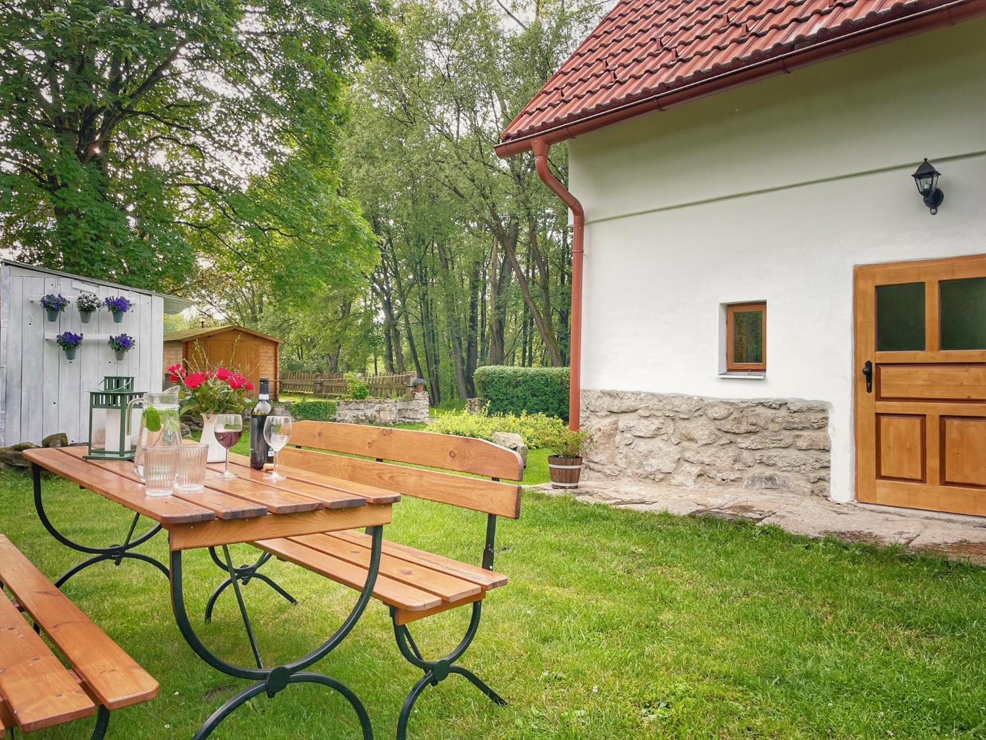 Chalupa Novy Vojirov Cp. 27 Nová Bystřice Buitenkant foto